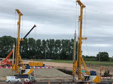 Foundation work for M6 Junction Improvement Scheme of Bauer Technologies